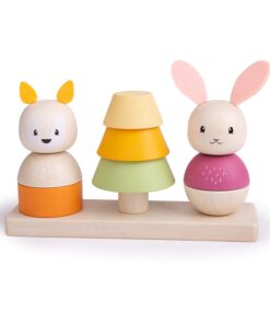 Дървена детска низанка с животни Bigjigs