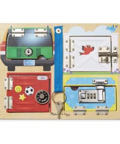 Дървена дъска за деца с ключалки Melissa & Doug