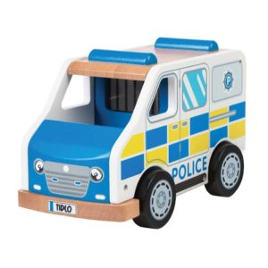 Дървена играчка полицейска кола Bigjigs