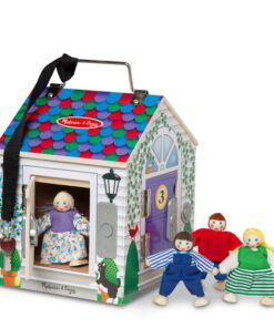 Дървена къщичка с ключове и ключалки Melissa & Doug