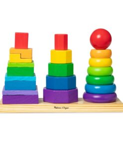 Дървена низанка Геометрични фигури Melissa & Doug