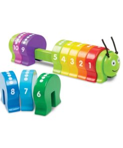 Дървена низанка сметало Гъсеница с числа Melissa & Doug