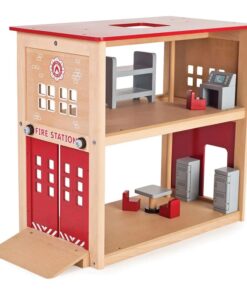 Дървена пожарна станция за деца Bigjigs
