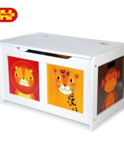 Дървена ракла за детски играчки Джунгла Bigjigs