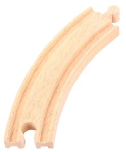 Дървени релси за влакче Дълги извити Bigjigs