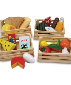 Дървени хранителни продукти за сортиране Melissa & Doug