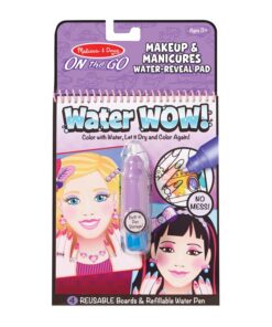 Книжка за оцветяване с вода грим и маникюр Melissa & Doug