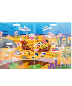Книжка със стикери Подводни приключения Bigjigs