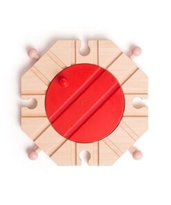 Кръстовище за релси и влакчета с осем посоки Bigjigs