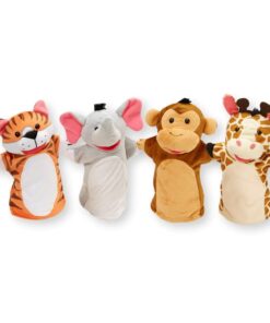 Кукли за ръце за куклен театър Животни от зоопарка Melissa & Doug