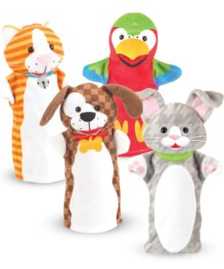 Кукли за ръце за куклен театър игриви животни Melissa & Doug