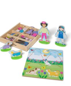 Магнитен дървен комплект за преобличане Melissa & Doug
