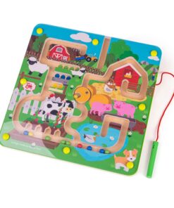 Магнитен лабиринт пъзел Ферма Bigjigs