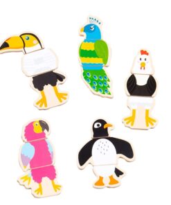 Магнитна игра за деца Пернати приятели Bigjigs