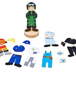 Магнитна кукла за преобличане Професии Bigjigs