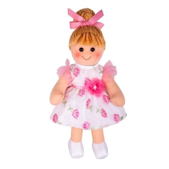 Мека детска кукла за игра Меган 30 см Bigjigs