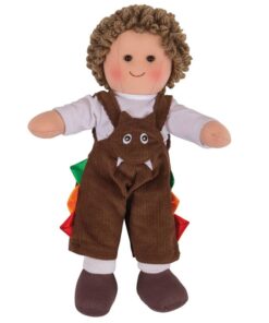 Мека кукла за деца Джак 28 cm Bigjigs