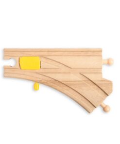 Механични дървени разклонения за релси Bigjigs