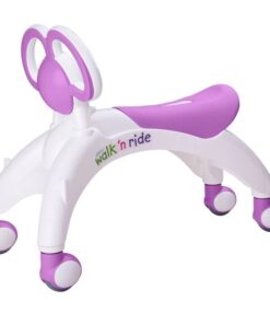 Проходилка и колело без педали 2 в 1 лилава Didicar Bigjigs