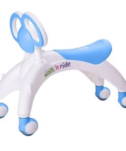 Проходилка и колело без педали 2 в 1 синя Didicar Bigjigs