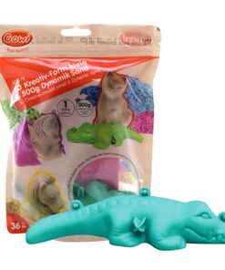 Творчески комплект с пясък и формичка крокодил Bigjigs