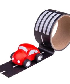 Тиксо с улица и дървена количка Bigjigs