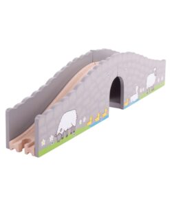 Фермерски мост за дървени влакчета Bigjigs