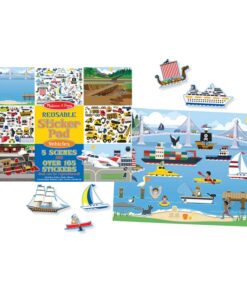 Блокче със стикери с превозни средства Melissa & Doug