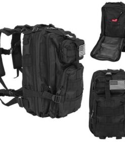 Голяма туристическа раница в черно Trizand