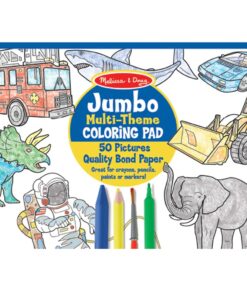 Детска книжка за оцветяване Разнообразни картини Melissa & Doug