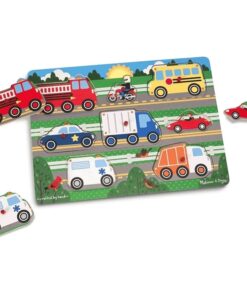 Детски дървен пъзел Превозни средства Melissa & Doug