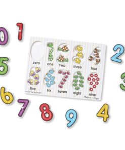 Детски дървен пъзел с Цифри Melissa & Doug