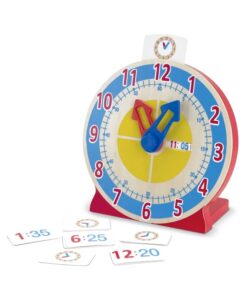 Детски дървен часовник Завърти и кажи Melissa & Doug