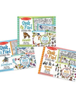 Детски комплект за оцветяване със стикери Животни Melissa & Doug