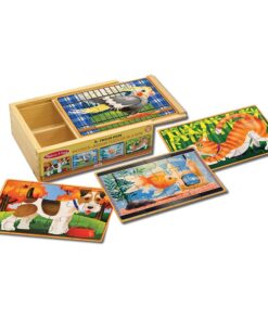 Детски пъзели в кутия Домашни любимци Melissa & Doug