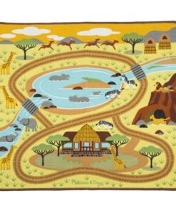 Детско килимче за игра сафари животни Melissa & Doug