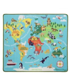 Детско килимче зс карта на Света Melissa & Doug
