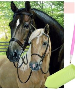 Диамантен гоблен с коне Malatec 19185