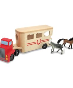 Дървен детски камион с кончета Melissa & Doug