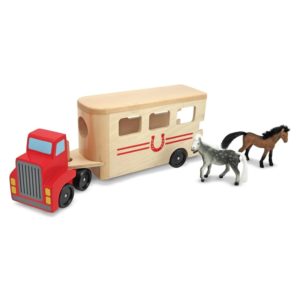 Дървен детски камион с кончета Melissa & Doug