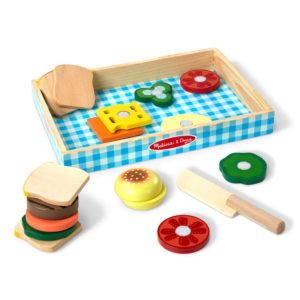 Дървен детски комплект Направи си сандвичи Melissa & Doug