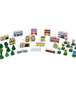 Дървен комплект за деца Създай град Melissa & Doug