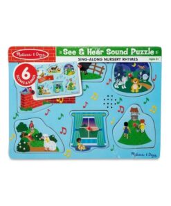 Дървен музикален пъзел Детски песнички Melissa & Doug