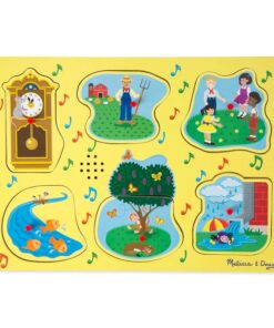 Дървен музикален пъзел Рими Melissa & Doug