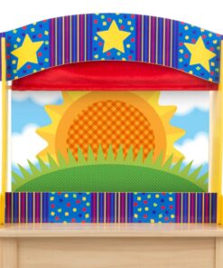 Дървен настолен куклен театър Melissa & Doug