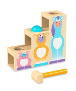 Дървена игра за деца Бутни топката по стълбите Melissa & Doug