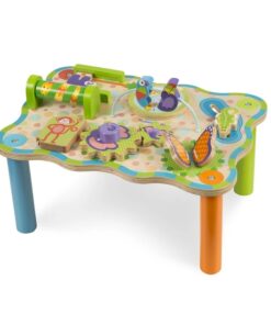 Дървена маса с активности за бебе Джунгла Melissa & Doug