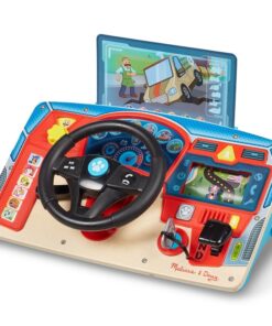 Дървено детско табло за управление Melissa & Doug