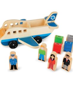 Дървено самолетче с пътници и багаж Melissa & Doug
