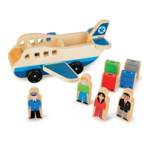 Дървено самолетче с пътници и багаж Melissa & Doug